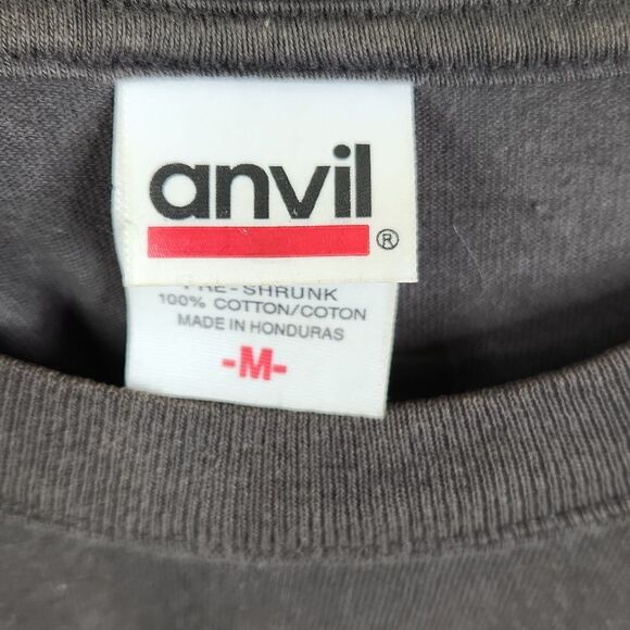 Anvil Pre-Shrunk Toast Coffeehouse Acoustic Guitar Frontside Graphic Tee Medium - Picture 4 of 5